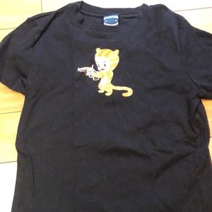 Gama-Go tee. Tiger with gun